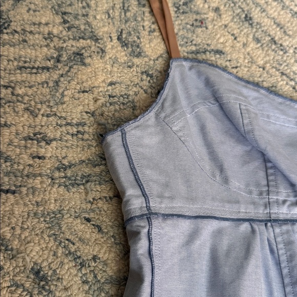 Marc Jacobs Barney’s tiered ruffle shift chambray sundress 8 NWT - Picture 7 of 8